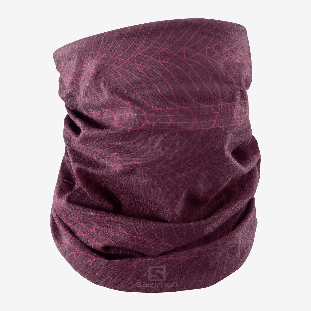 Salomon NECK&HEAD LIGHT GAITER Sombreros Hombre - Moradas - Colombia (81637-UZMI)